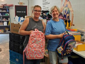 An army of volunteers pulling together Back to School Bash with community support